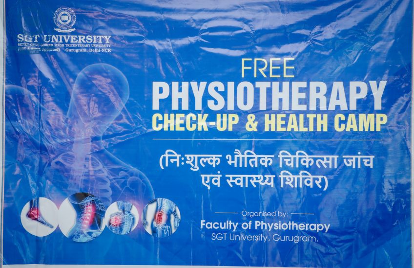 FREE PHYSIOTHERAPY HEALTH CAMP AT KALIAWAS, GURUGRAM HARYANA